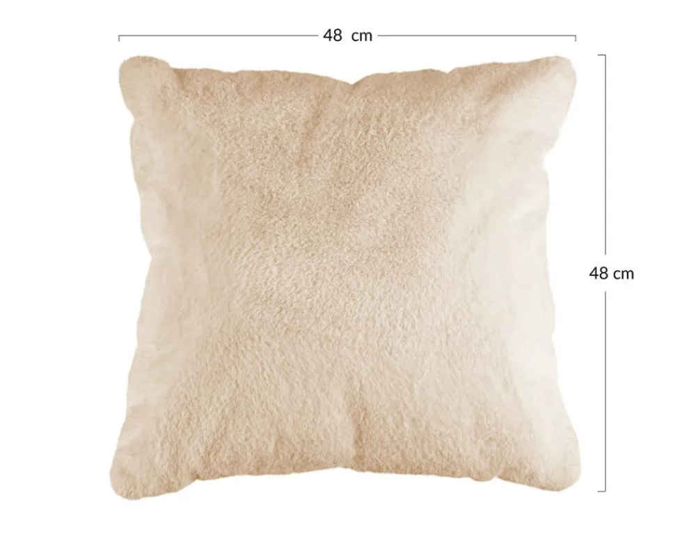 Best Mobilier Linge De Maison Et Coussins | - Joy - coussin - en fausse fourrure - 48x48 cm