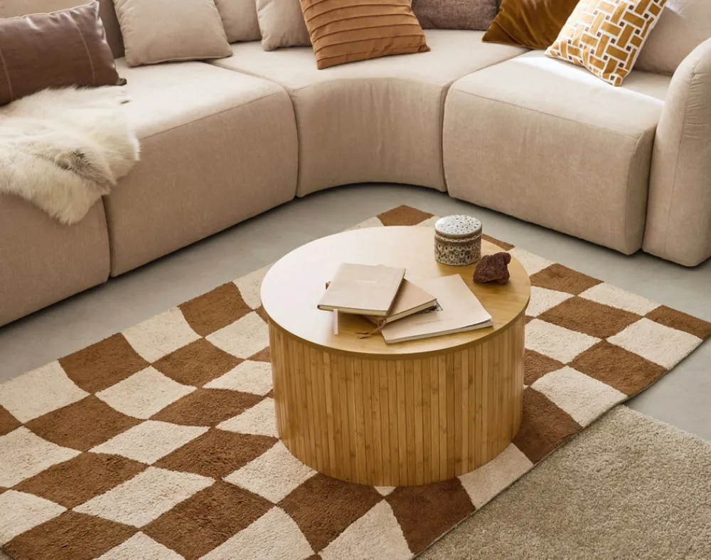 Best Mobilier - Kofu - table basse - bambou - 60 cm Discount