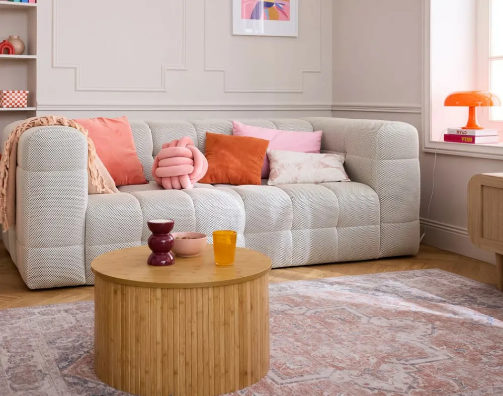 Best Mobilier - Kofu - table basse - bambou - 60 cm Discount