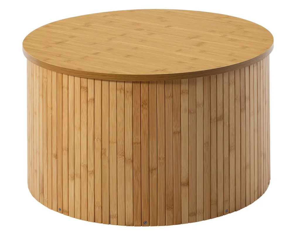 Best Mobilier - Kofu - table basse - bambou - 60 cm Discount