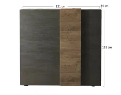 Best Mobilier Mobilier D'Intérieur | - Leon - buffet bas - 2 portes - 113x121 cm
