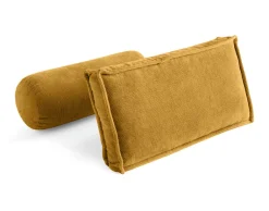 Best Mobilier - Marisol - lot de deux coussins de dossier - velours texturé Hot