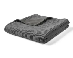 Best Mobilier Linge De Maison Et Coussins | - Palerma - plaid - 200x140 cm - en velours côtelé et velours