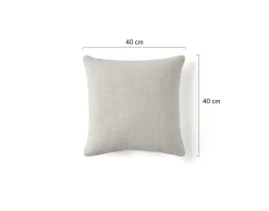 Best Mobilier Linge De Maison Et Coussins | - Polette - coussin - en tissu texturé - 40x40 cm
