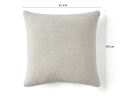 Best Mobilier - Polette - coussin - en tissu texturé - 60x60 cm Sale