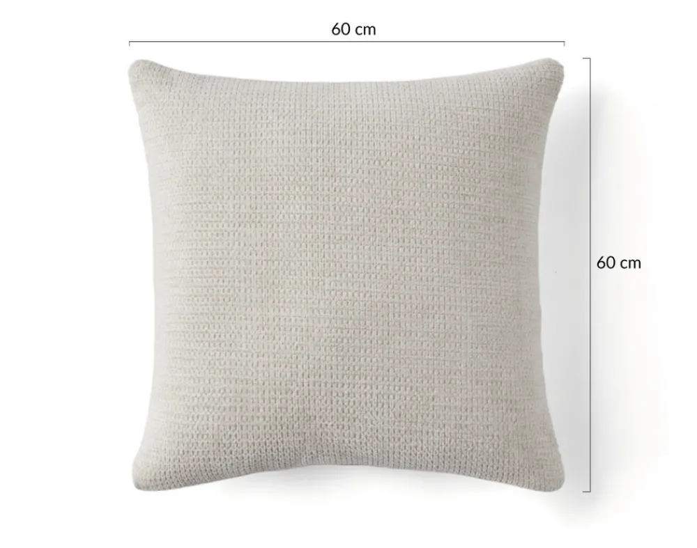 Best Mobilier - Polette - coussin - en tissu texturé - 60x60 cm Sale