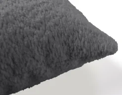Best Mobilier - Rune - coussin - en tissu bouclette - 37x37 cm Outlet