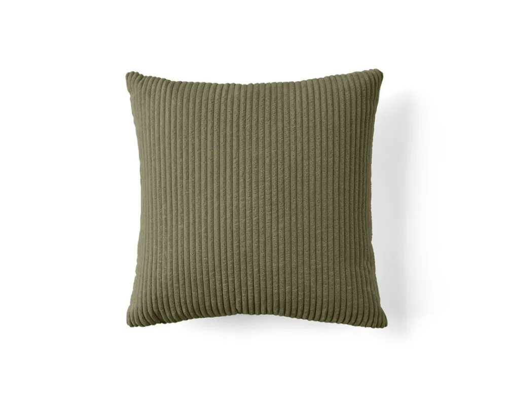 Best Mobilier - Selma - coussin - en velours côtelé - 50x50 cm Discount