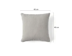 Best Mobilier Linge De Maison Et Coussins | - Selma - coussin - en velours côtelé - 40x40 cm