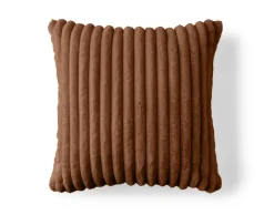 Best Mobilier Linge De Maison Et Coussins | - Sierra - coussin - en fausse fourrure côtelé - 60x60 cm
