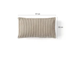 Best Mobilier - Stella - coussin - en velours côtelé grosses côtes - 32x57 cm Online
