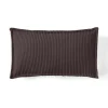Best Mobilier - Stella - coussin - en velours côtelé - 32x57 cm Best