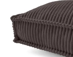 Best Mobilier - Stella - coussin - en velours côtelé - 32x57 cm Best