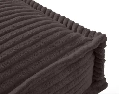 Best Mobilier - Stella - coussin - en velours côtelé - 32x57 cm Best