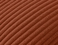 Best Mobilier - Topaze - coussin - en velours côtelé - 40x40 cm Hot