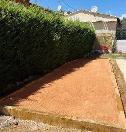 Big Bag Express Jeux D'Extérieur | - Big bag de +/- 800kg - sable stabilisé rose de provence pour terrain de pétanque ø 0/4 mm - livraison standard