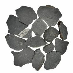 Big Bag Express - Pack 500kg paillage minéral paillettes ardoise noire ø 30/80 mm (20 sacs x 25kg) - livraison standard Outlet