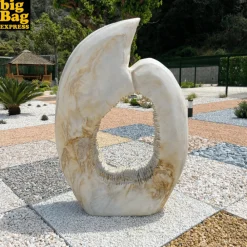 Big Bag Express - Sculpture de jardin en marbre cream candy istanbul 404kg Online