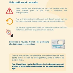 Biotop Traitement Et Pulvérisation | - Trichogrammes anti-mites des vêtements - 4 diffuseurs