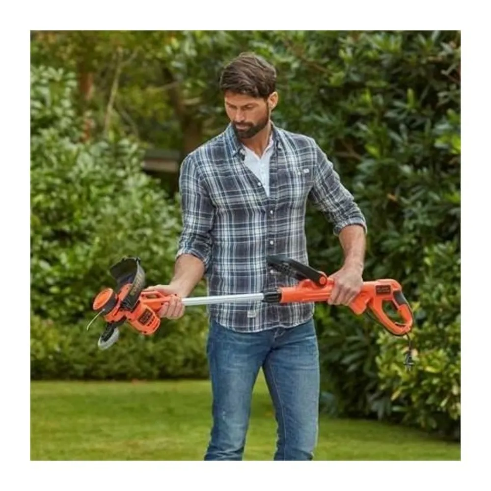 Black+Decker - Tondeuse a gazon outil 3-en-1 filaire 550w coupe-bordures besta530cm-qs dresse-bordures et 30 cm Online