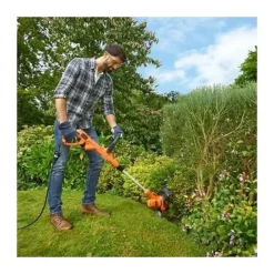 Black+Decker - Tondeuse a gazon outil 3-en-1 filaire 550w coupe-bordures besta530cm-qs dresse-bordures et 30 cm Online