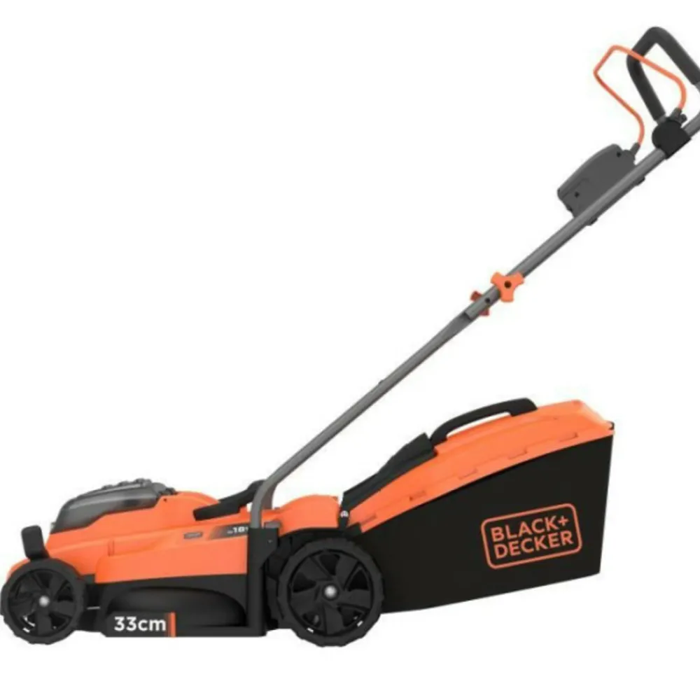 Black + Decker Tondeuses | - Tondeuse a gazon sur batterie 18v 33cm de coupe black+decker bcmw3318n-xj - livré sans batterie ni chargeur