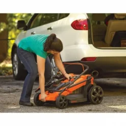 Black+Decker Tondeuses | - Tondeuse a gazon électrique 48cm lm2000-qs - fonction mulching, éjection latérale ou bac de ramassage souple 50l