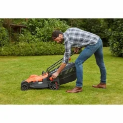 Black + Decker Tondeuses | - Tondeuse a gazon filaire black+decker bemw471bh-qs 1600w 38 cm - 6 hauteurs réglables