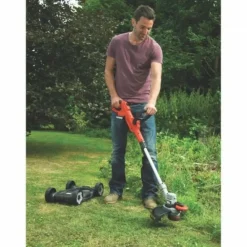 Black + Decker Tondeuses | - Tondeuse a gazon outil 3en1 sur batterie 18v 28cm de coupe black+decker stc1820cm - grande autonomie