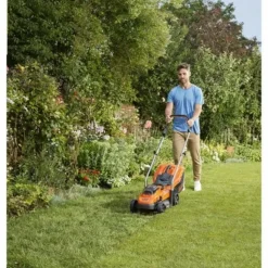Black+Decker Tondeuses | - Tondeuse a gazon 18v bcmw3318l2-qw 33 cm - jardin jusqu'a 350 m² - 35 l avec 2 batteries et 1 chargeur