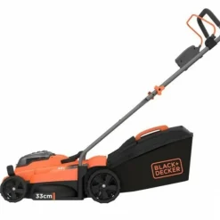 Black+Decker Tondeuses | - Tondeuse a gazon a gazon electrique sans fil 36v bcmw3336l1-qw - - coupe 33cm - batterie 2,5 ah - mulching