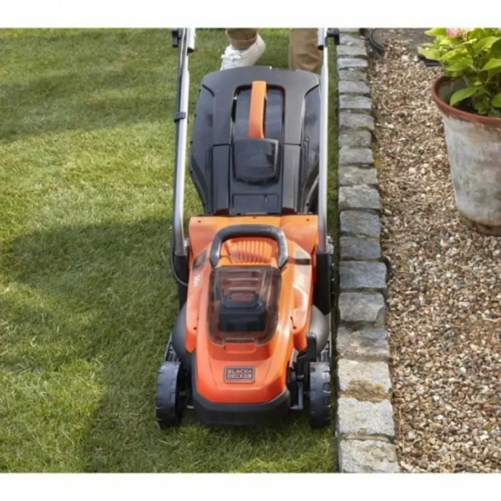 Black+Decker Tondeuses | - Tondeuse a gazon a gazon electrique sans fil 36v bcmw3336l1-qw - - coupe 33cm - batterie 2,5 ah - mulching