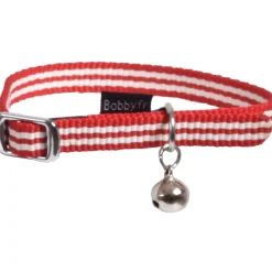 Bobby Colliers Et Laisses Pour Chats | - Collier pour chat, stripe rouge 11cm