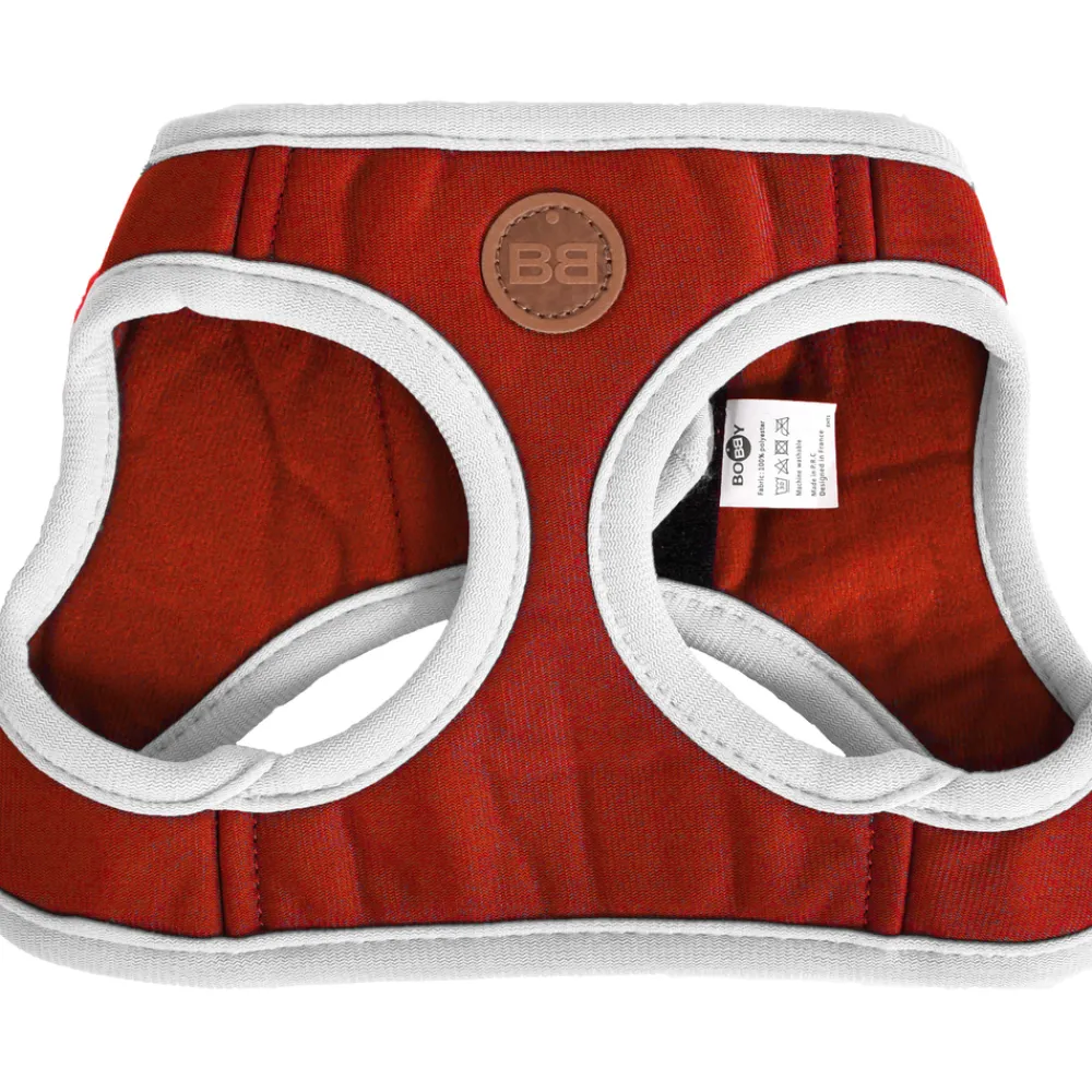 Bobby Colliers Et Laisses Pour Chats | - Harnais Stripe pour chat, coloris rouge