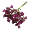 NA Bouquet de gypsophila artificielle - 12 tiges，fleurs violettes Sale