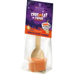 Bovetti - Cuillère chocolat chaud - chocolat blanc & orange 35g Discount