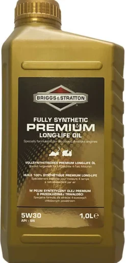 Briggs et Stratton - Huile 100 % synthetique LONG LIFE 5w30 - 1L Best