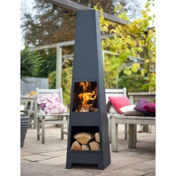 Buschbeck Chauffage D’Extérieur | - Cheminée de jardin malmo 150 cm