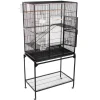 NA Cages, Volières Et Accessoires|Cages Et Accessoires | Cage bubu XL : Anthracite Hauteur 160 cm