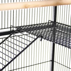 NA Cages, Volières Et Accessoires|Cages Et Accessoires | Cage bubu XL : Anthracite Hauteur 160 cm