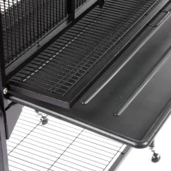 NA Cages, Volières Et Accessoires|Cages Et Accessoires | Cage bubu XL : Anthracite Hauteur 160 cm