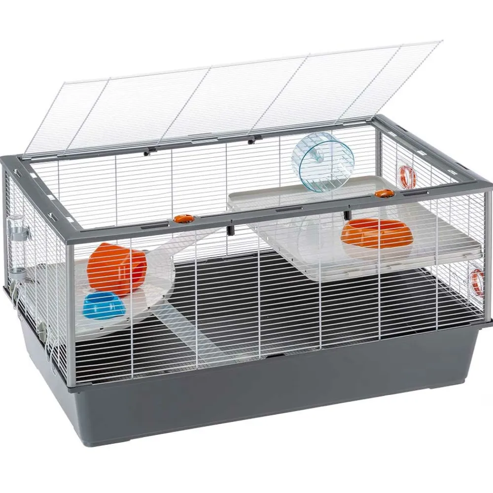 NA Cage à hamsters ferplast criceti 100 spacieuse accessoirisée robuste plusieurs niveaux New