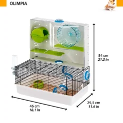 NA Cage modulable hamsters souris ferplast olimpia aire de jeux équipée
