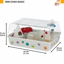NA Cages Et Accessoires | Cage pour hamsters et souris mini du space pour accessoires et adhésifs inclus