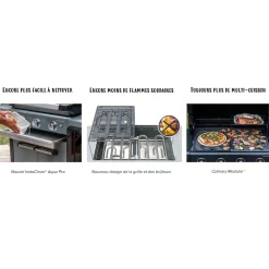 Campingaz Barbecues Et Planchas | - Barbecue à gaz Onyx noir 4 brûleurs - 157x69x119 cm