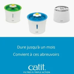 Cat It - Filtre - catit - triple action - pack de 12 - eau propre - prévention maladies urinaires Outlet