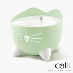 Cat It Gamelles Et Autres Accessoires | - Fontaine a eau automatique pour chat - 2,5 l - vert
