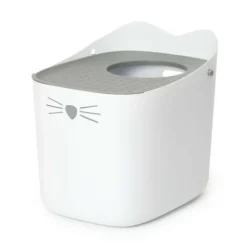 Cat It Paniers, Transports Et Chatières | - Maison de toilette bac a litiere pour chat - catit - pixi box - entrée par le haut