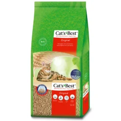 Cat's Best - Litière végétale agglomérante pour chat -17,2 kg Hot
