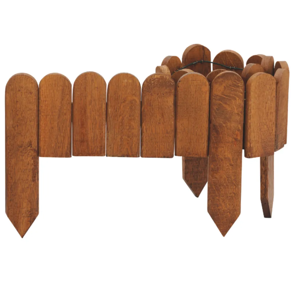 Cerland - Bordure de jardin en chêne - oak - 114 x 15 cm Clearance